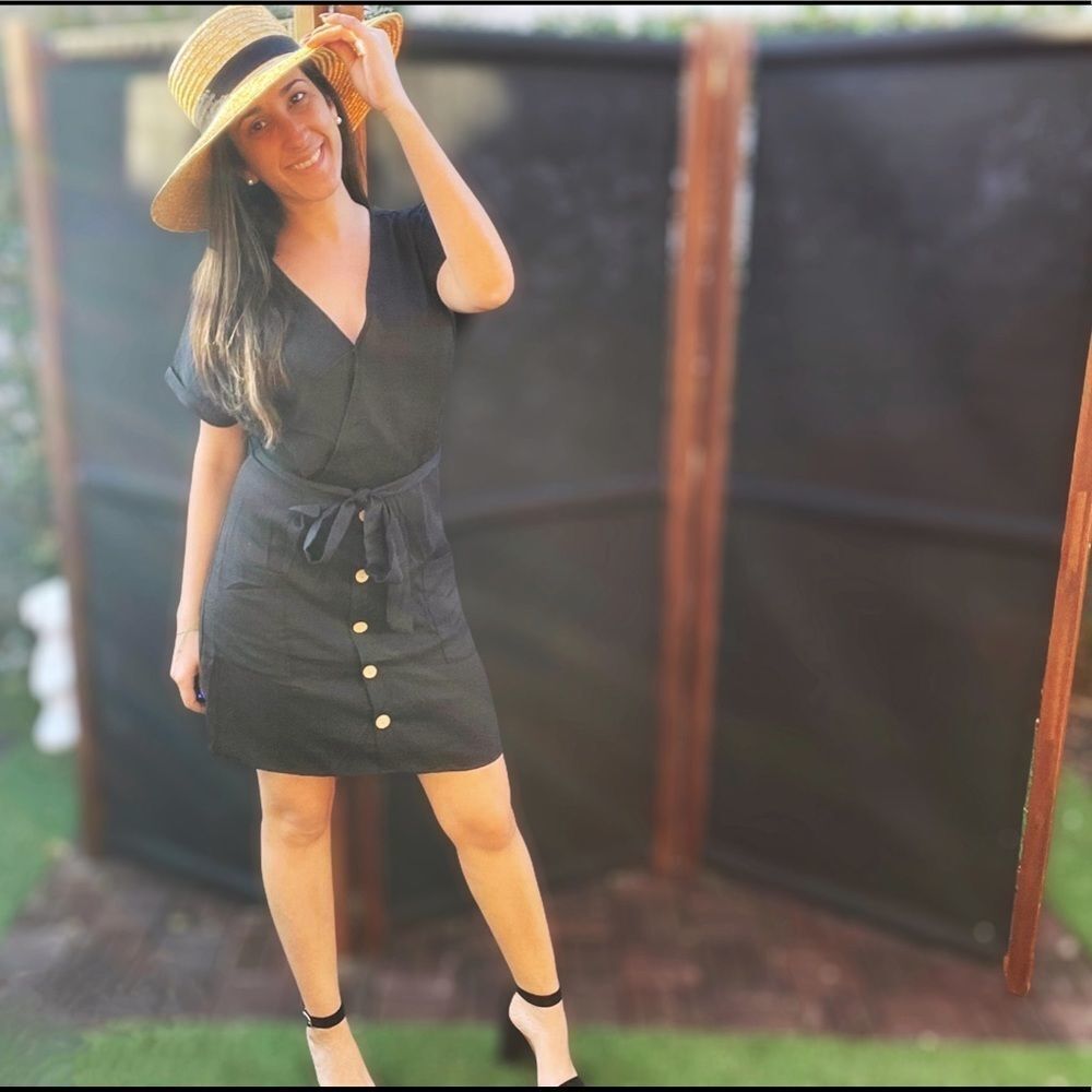 4/$25 Short Sleeve Black Dress🖤